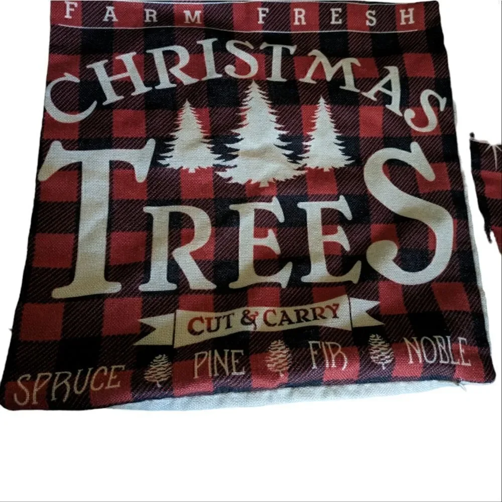Christmas decorative throw pillow cases